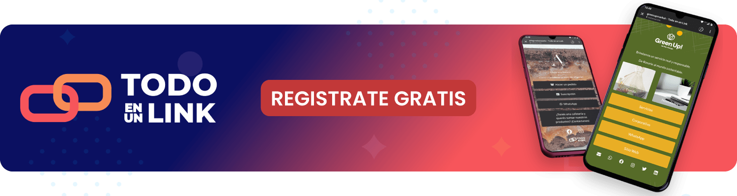 Regístrate gratis en Todo en un Link